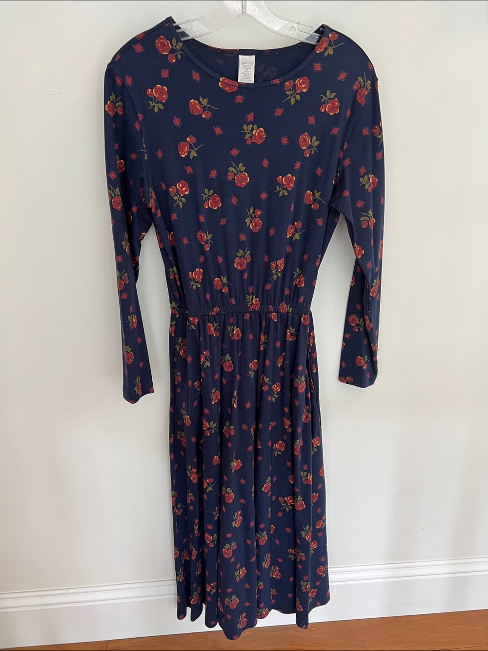 Vintage Lands’ End Floral Maxi Dress